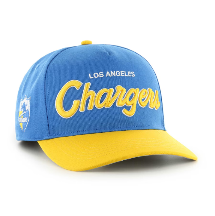 Los Angeles Chargers '47 Crosstown Two Tone Hitch Adjustable Hat - Powder Blue