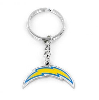 Los Angeles Chargers Logo Keychain - Blue/Yellow