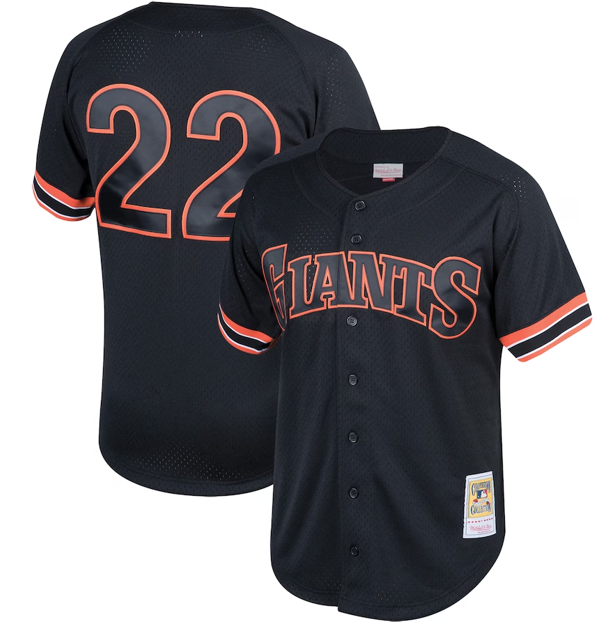 San Francisco Giants Will Clark Mitchell & Ness Youth Cooperstown Collection Mesh Batting Practice Jersey - Royal