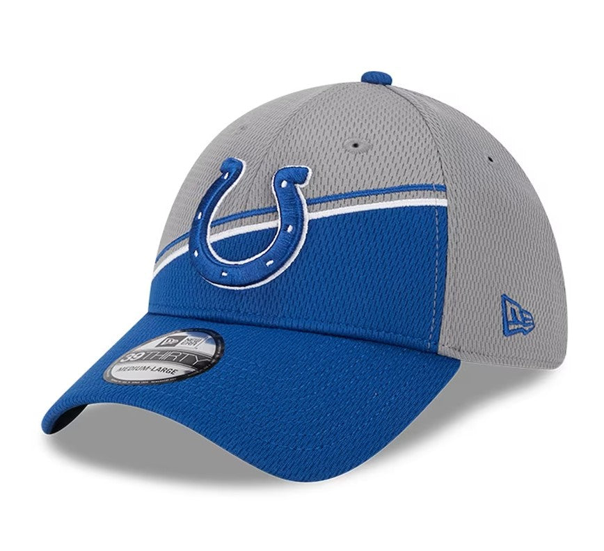 Indianapolis Colts 2023 Sideline 39THIRTY Flex Hat - Gray/Royal