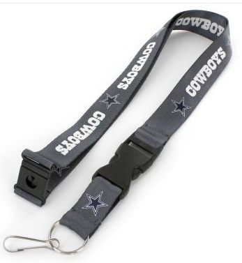 Dallas Cowboys Lanyard - Charcoal