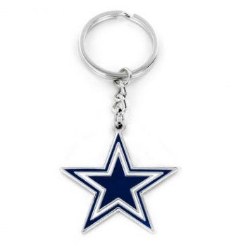 Dallas Cowboys Logo Keychain - Navy