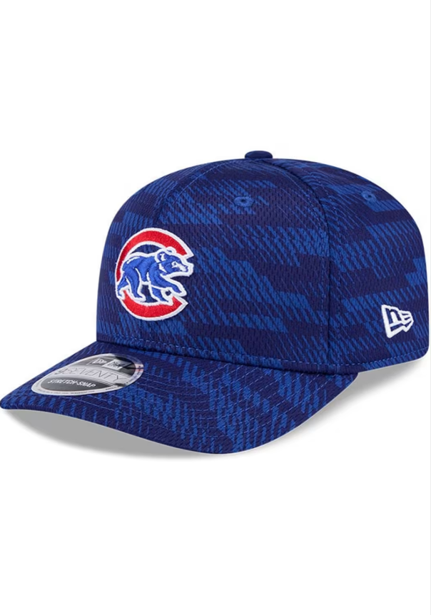 Chicago Cubs New Era 2025 MLB Clubhouse 9SEVENTY Stretch-Snap Hat - Blue