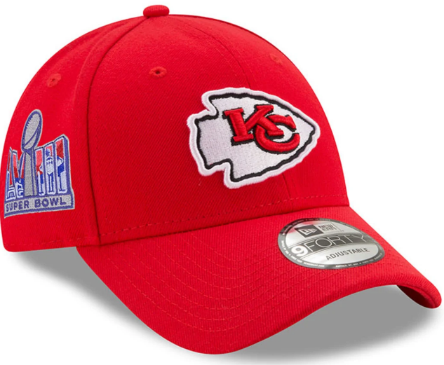 Kansas City Chiefs Super Bowl LVIII Side Patch Clean Up Adjustable Hat - Red