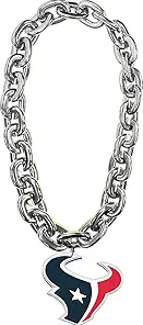 Houston Texans Fan Chain Silver