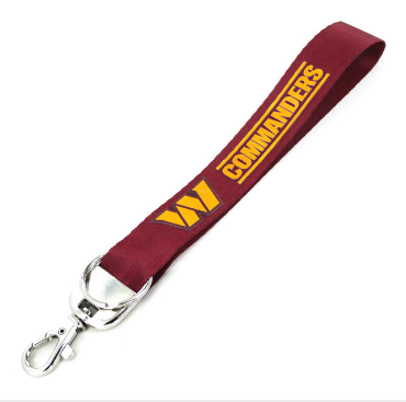 WASHINGTON COMMANDERS DELUXE WRISTLET KEYCHAIN