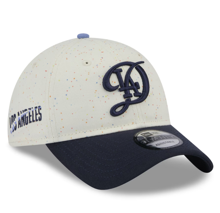 Los Angeles Dodgers New Era 2024 City Connect Alternate 9TWENTY Adjustable Hat - Cream/Navy