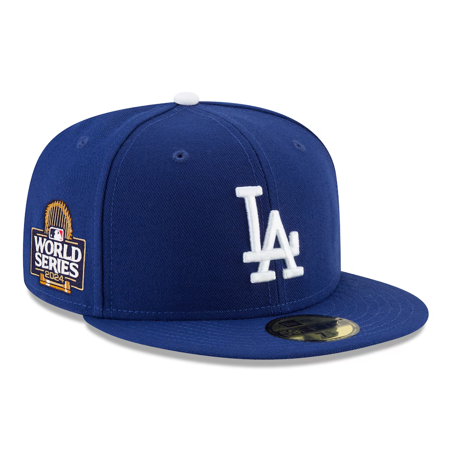 Los Angeles Dodgers 2024 World Series Side Patch New Era 59FIFTY Fitted Hat