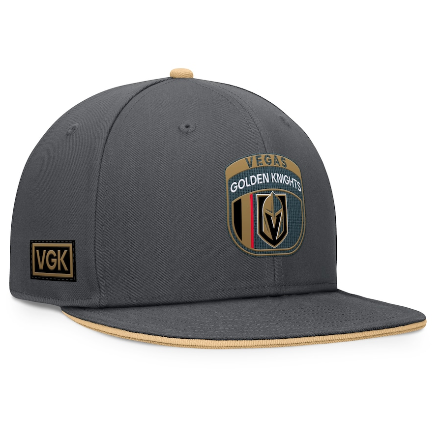 Vegas Golden Knights 2024 NHL Draft Charcoal Snapback Hat