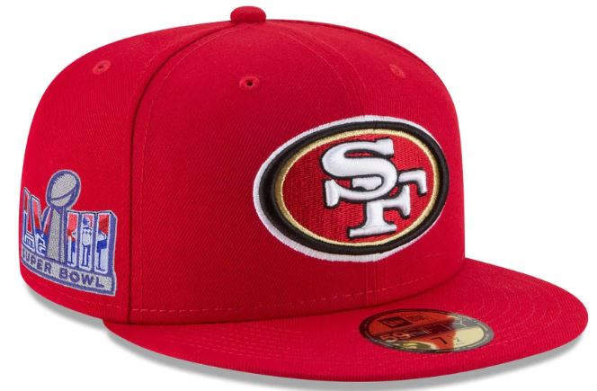 San Francisco 49ers New Era Super Bowl LVIII Side Patch 59FIFTY Fitted Hat - Red