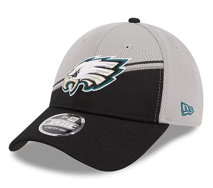 Philadelphia Eagles 2023 Sideline 39THIRTY Flex Hat - Grey/Black