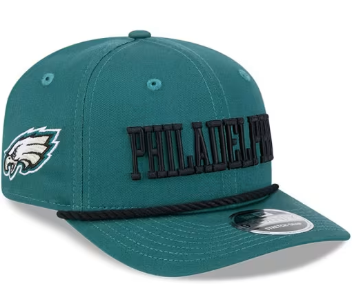 Philadelphia Eagles 9SEVENTY Stretch Snap Adjustable Hat - Green