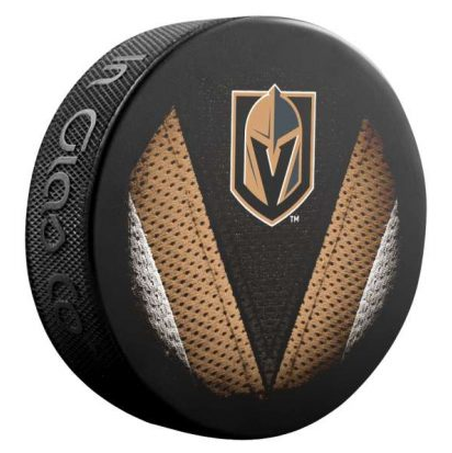 Vegas Golden Knights NHL Stitch Inglasco Souvenir Hockey Puck