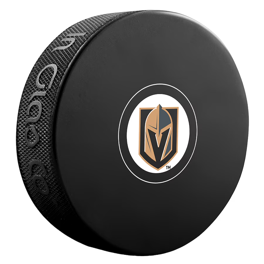 Vegas Golden Knights NHL Inglasco Souvenir Hockey Puck