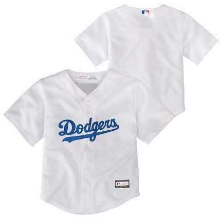 Los Angeles Dodgers Toddler Jersey - White