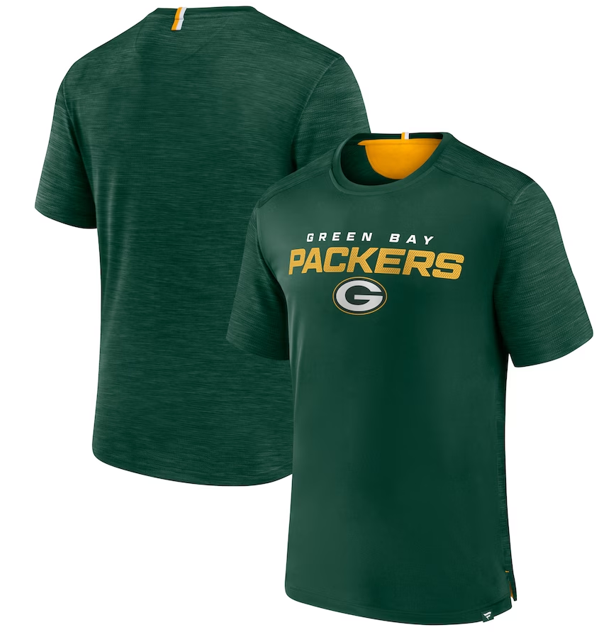 Green Bay Packers Fanatics Branded Defender Evo T-Shirt - Green