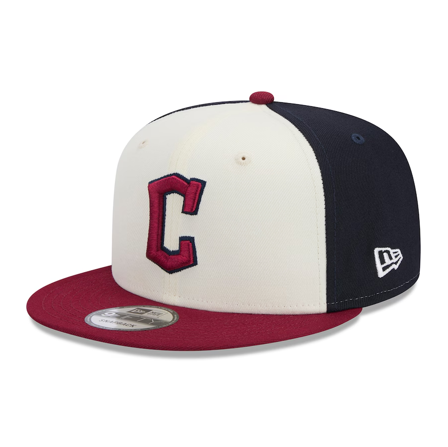 Cleveland Guardians New Era 2024 City Connect 9FIFTY Snapback Hat - White/Red
