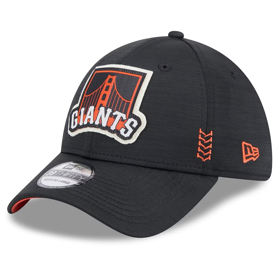 San Francisco Giants New Era Black 2024 Clubhouse 39THIRTY Flex Fit Hat
