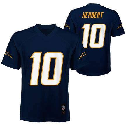 Los Angeles Chargers Justin Herbert #10 Youth Jersey - Navy