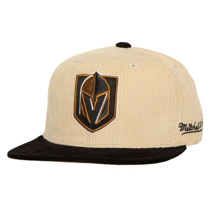 Vegas Golden Knights Mitchell & Ness Two-Tone Team Cord Fitted Hat