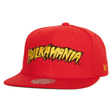 Hulk Hogan Retro Snapback Hat -Red