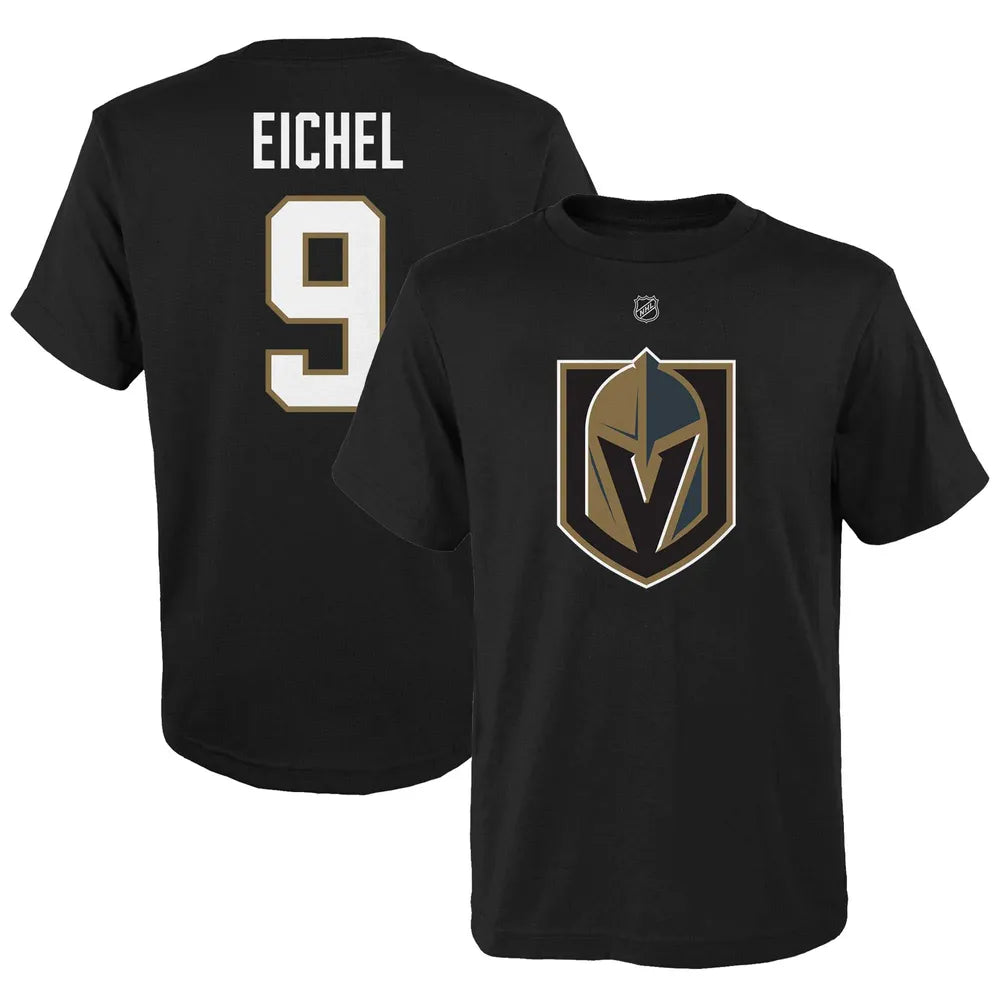 Vegas Golden Knights Jack Eichel Youth Name & Number T-Shirt