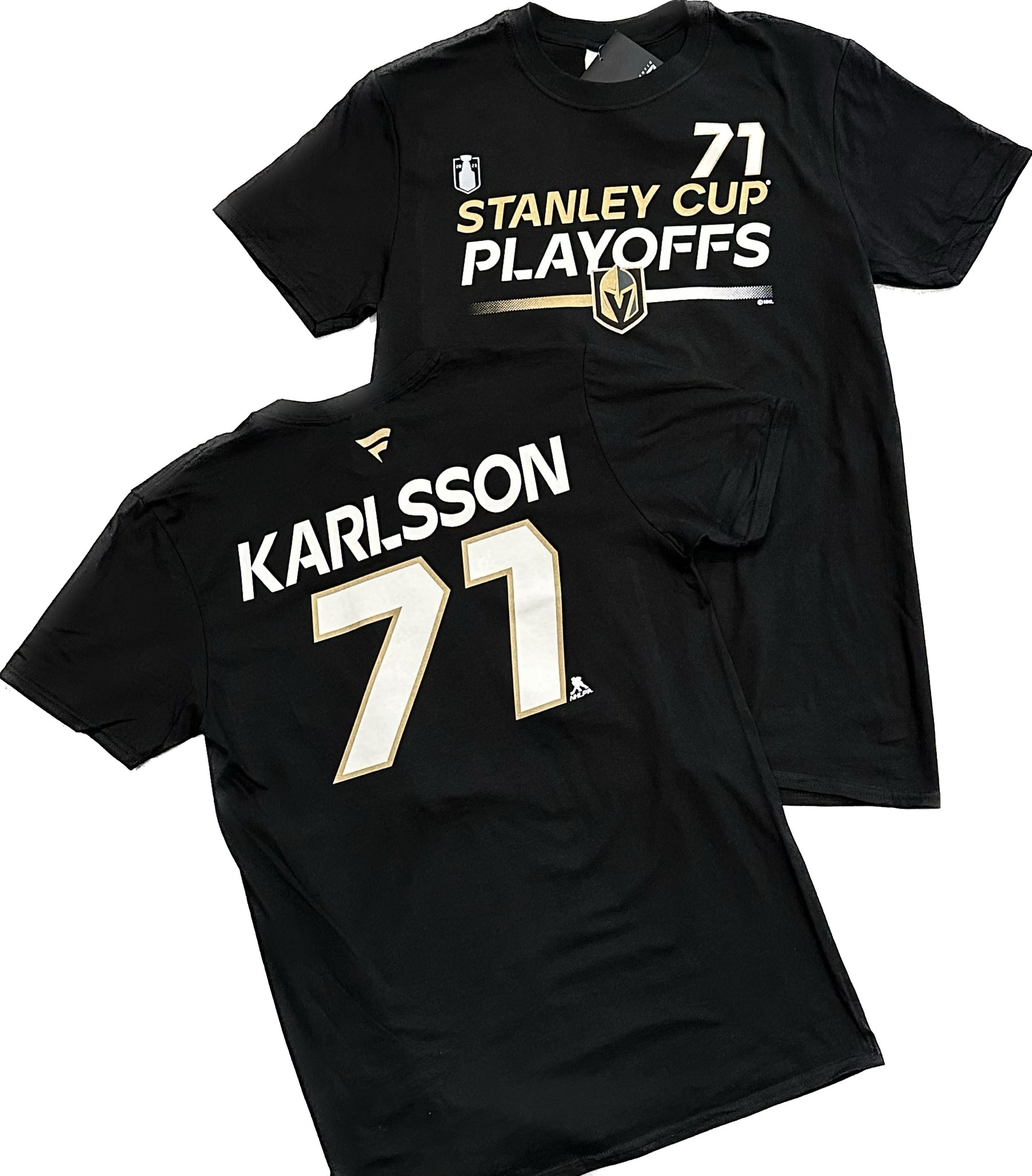 Vegas Golden Knights Karlsson #71 Playoff T-Shirt***