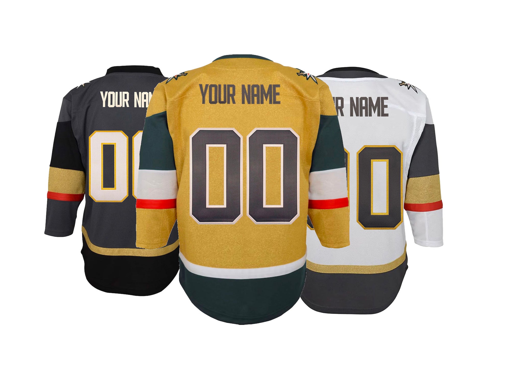 Vegas Golden Knights Authentic Alternate Home Customizable Jersey