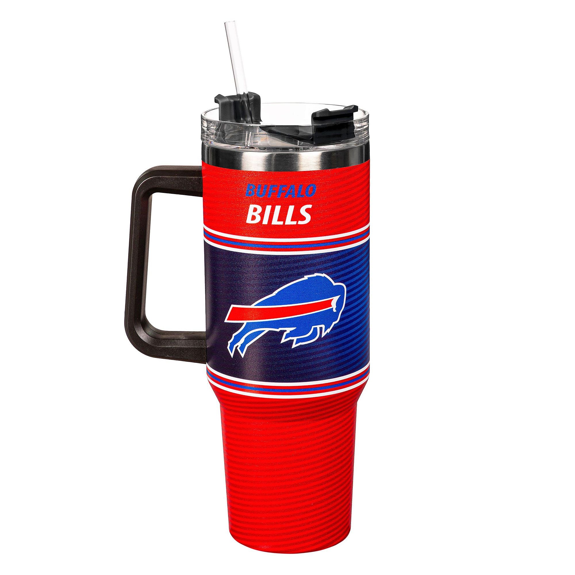 Buffalo Bills Stainless Steel Canyon Cup With Straw