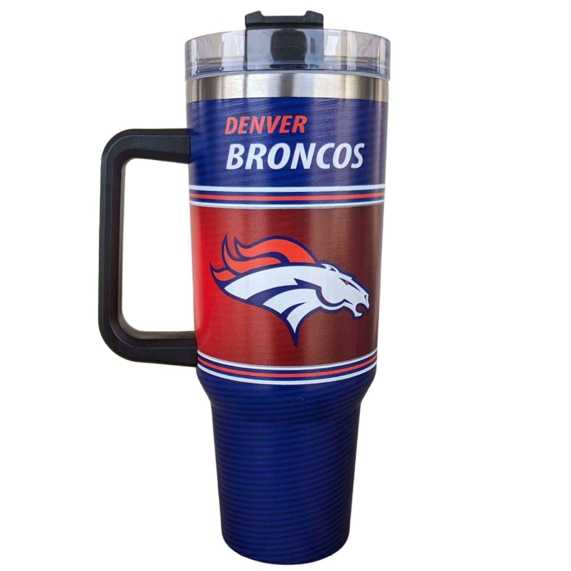 Denver Broncos Stainless Steel Canyon Cup With Straw