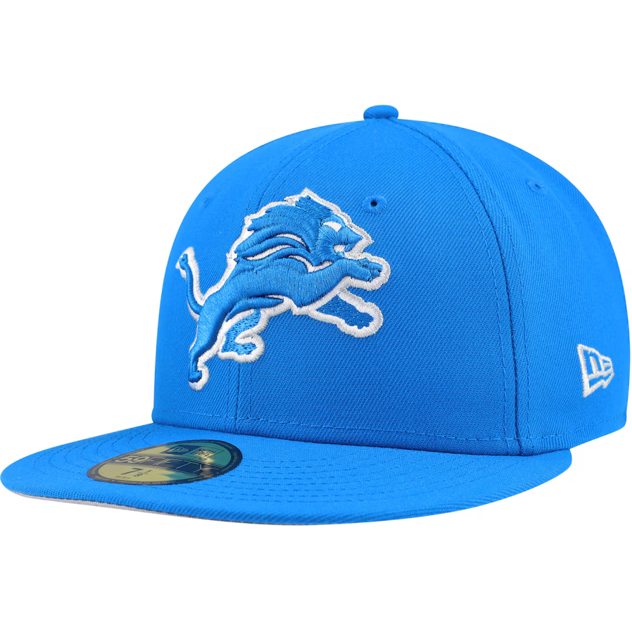 Detroit Lions New Era Team Basic 59FIFTY Fitted Hat - Blue