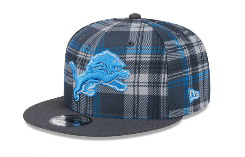 Detroit Lions 2024 Sideline Statement Gray 9FIFTY Snapback Hat