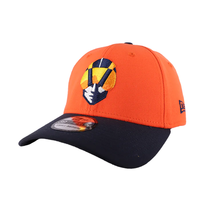 Las Vegas Aviators New Era Orange/Navy 39THIRTY Stretch Fit Hat