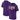 Men's LSU Tigers Outline Lower Arch Purple Hoodie T-Shirt
