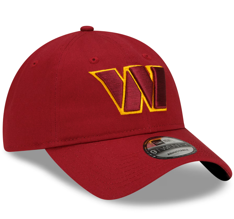 Washington Commanders Core Classic New Era 9TWENTY Adjustable Hat - Maroon