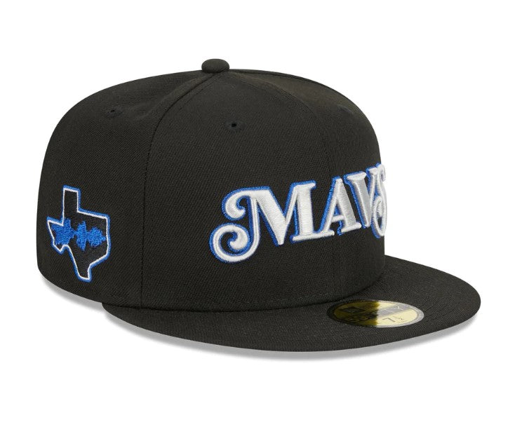Dallas Mavericks 2023 City Edition 9Fifty Snapback Hat - Black