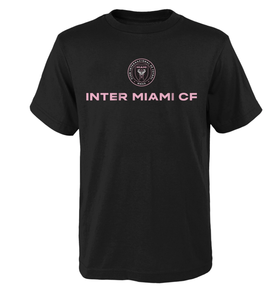 Inter Miami Lionel Messi Kids T-Shirt - Black