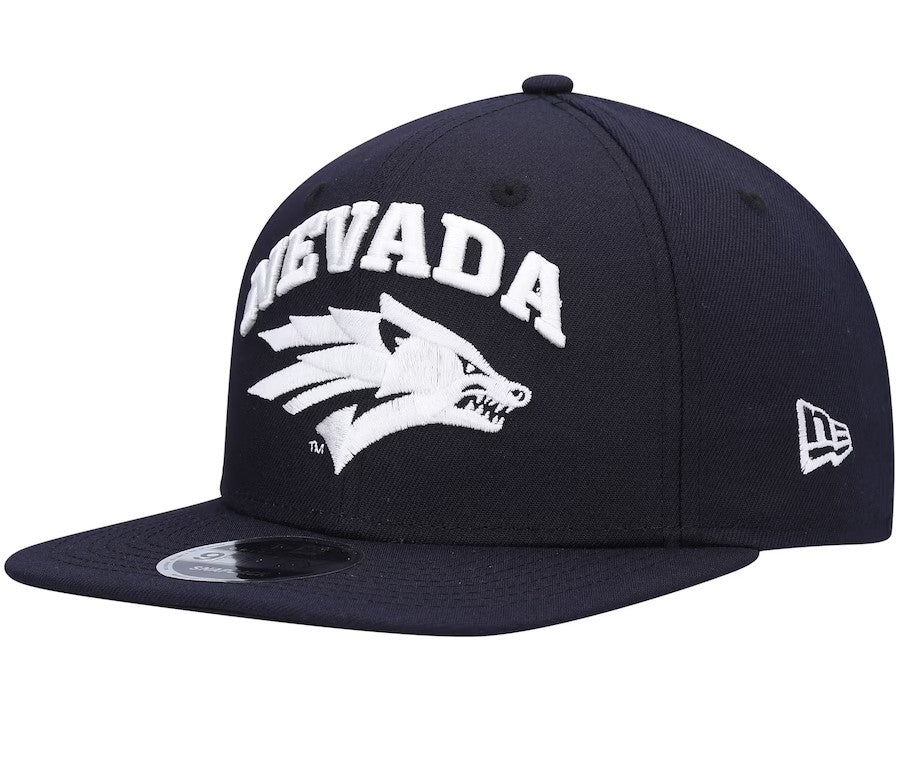University of Reno Nevada UNR Wolf Pack 9FIFTY Snapback Hat - Navy