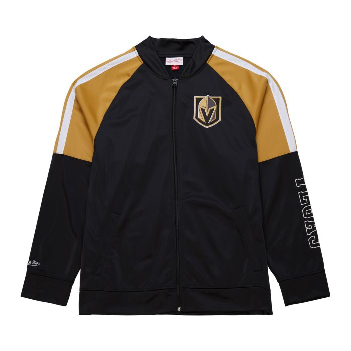 Vegas Golden Knights Color Blocked Track Jacket Current Logo