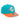 Miami Dolphins New Era 2026 NFL Draft On Stage Pre-Curved 9FIFTY Snapback Hat - Aqua/Orange