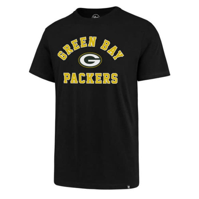 Green Bay Packers Men's Jet Black Arch Super Rival Tee