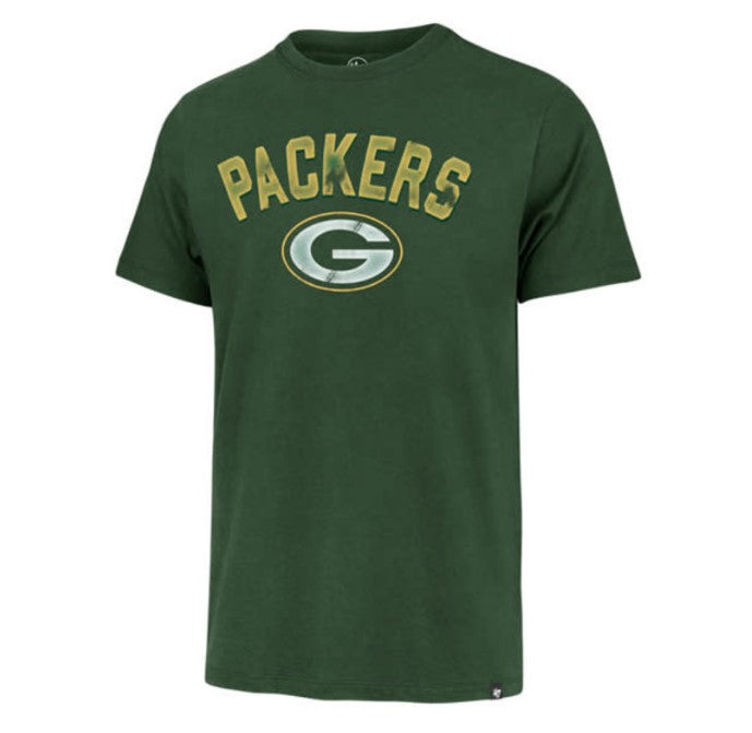 Green Bay Packers Men's Elm Green All Arch Franklin Tee