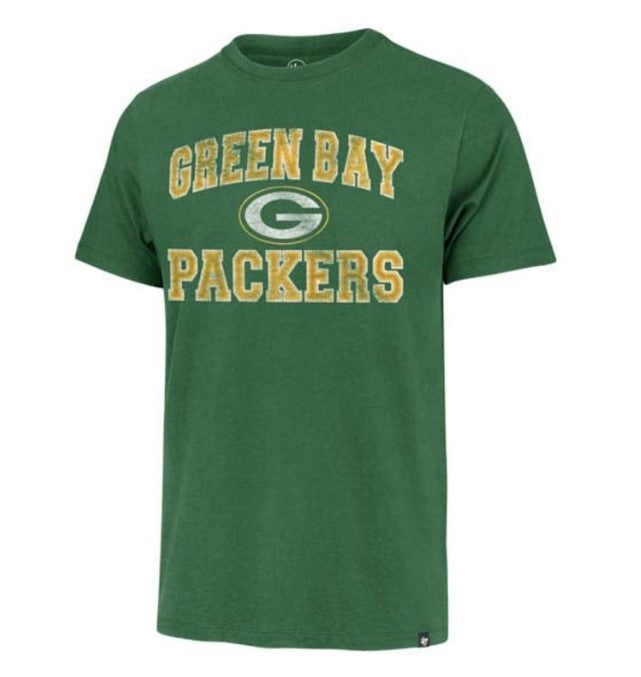 Green Bay Packers Men's Elm Green Union Arch Franklin Tee