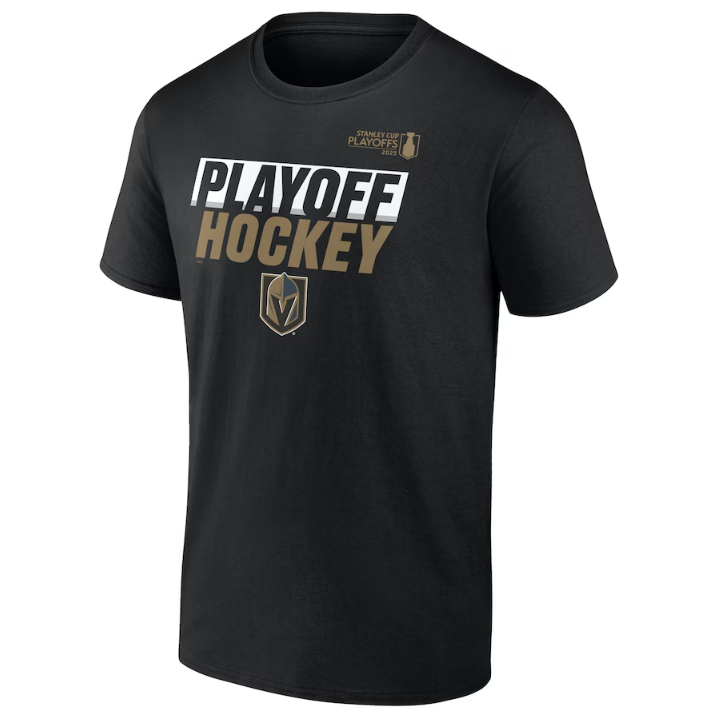 Vegas Golden Knights Men's 2025 Stanley Cup Playoffs T-Shirt - Black ***