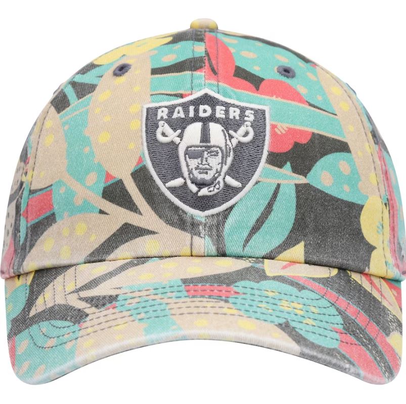 Las Vegas Raiders '47 Brand Women's Plumeria Clean Up Adjustable Hat