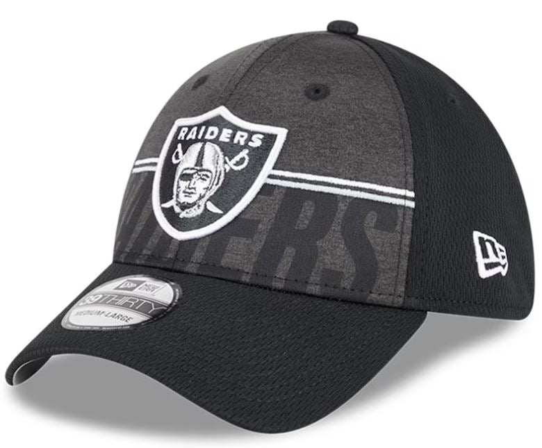 Las Vegas Raiders New Era 39THIRTY Training Camp 2023 Stretch Fit