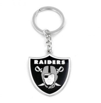 Las Vegas Raiders Logo Keychain - Black