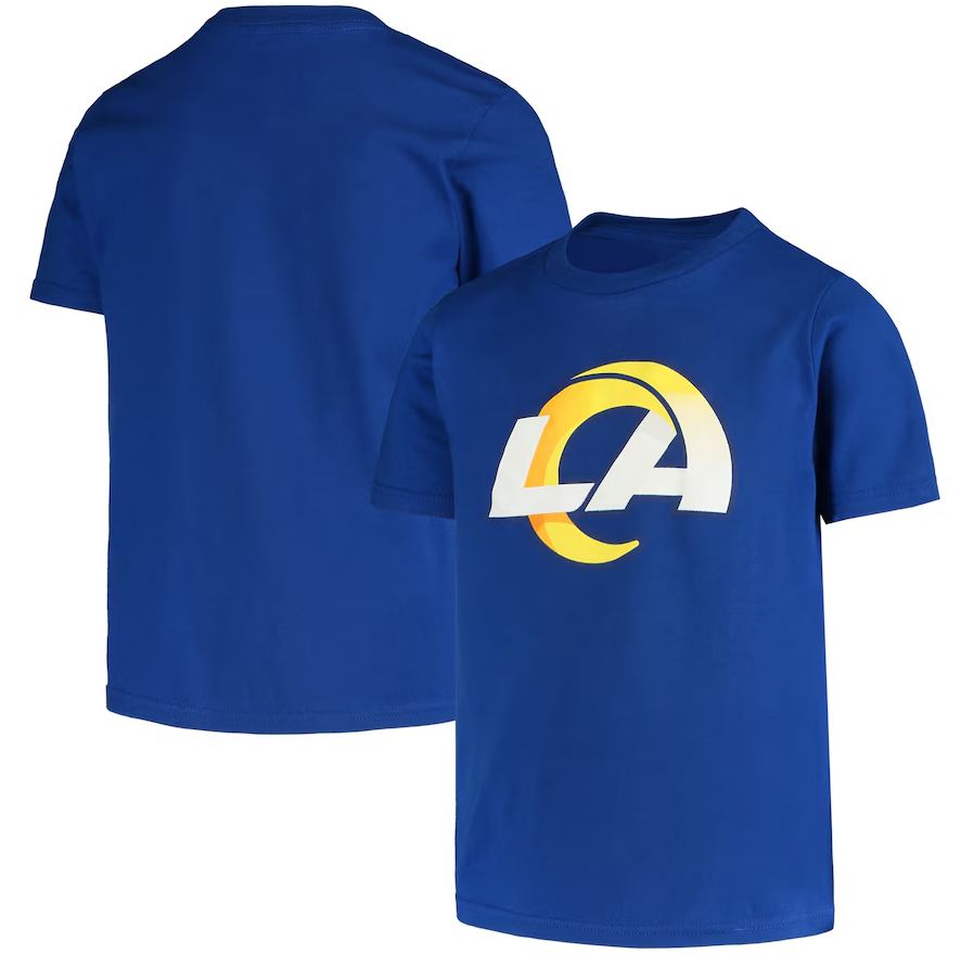 Los Angeles Rams Youth Royal Primary Logo T-Shirt