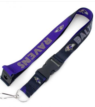 Baltimore Ravens Cross Fade Lanyard