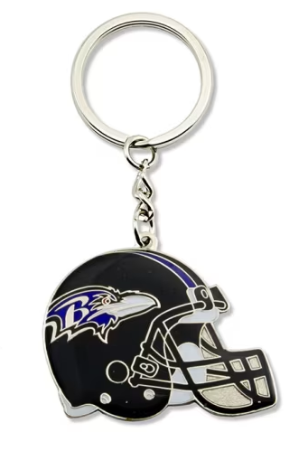 Baltimore Ravens Helmet Keychain